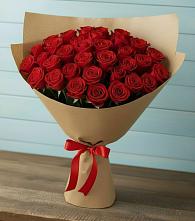 Букет Красные розы Милано в Хоста