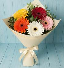 Букет цветов из:  Герберы в Хоста