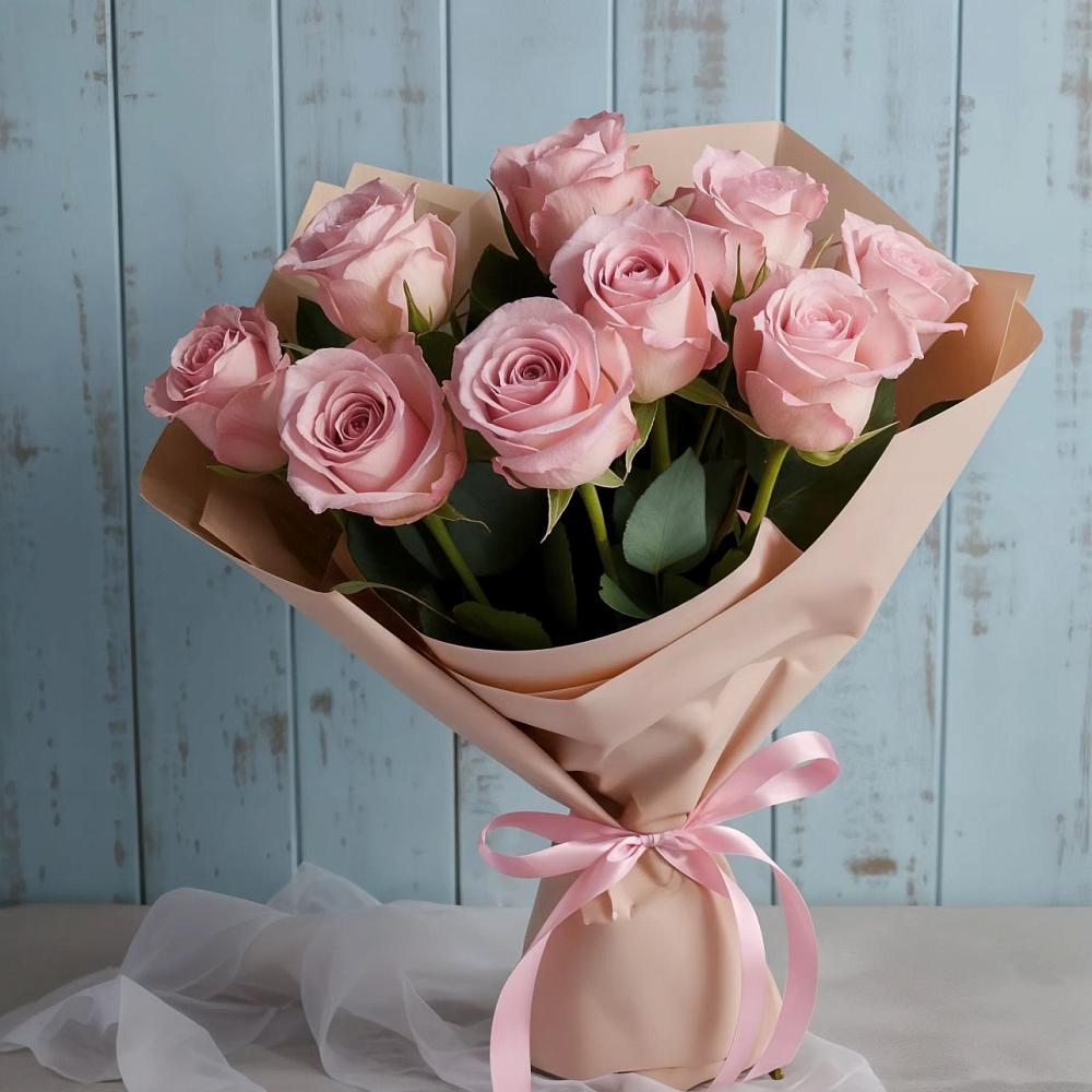 Букет цветов из: Розы в Хоста