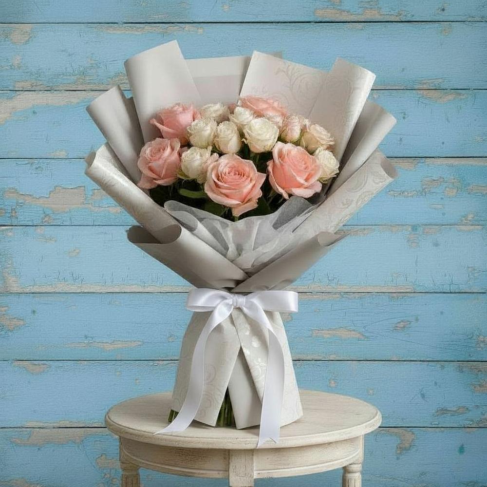 Букет цветов из: Розы в Хоста