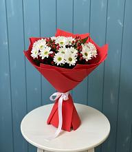 Букет цветов из:  Хризантемы в Хоста