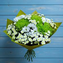 Букет цветов из:  Хризантемы в Хоста