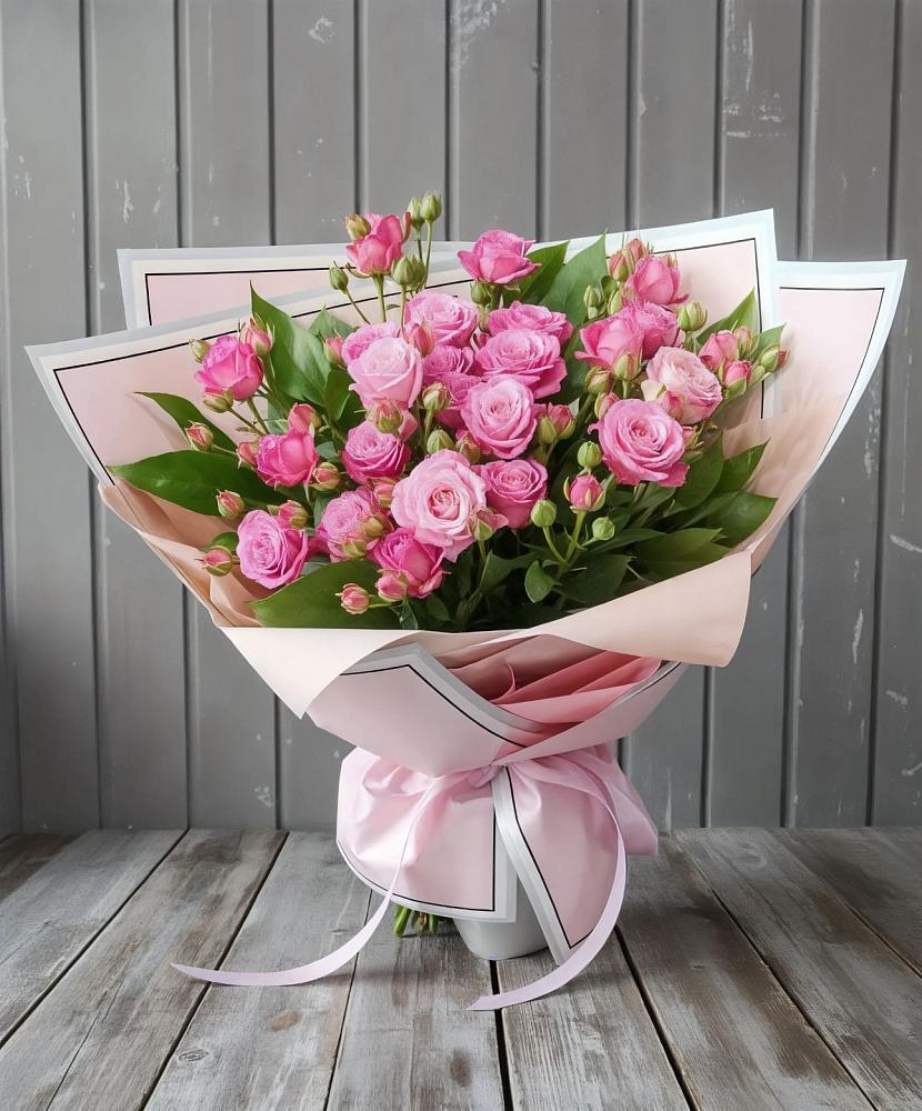 Букет Розовый кустик в Хоста