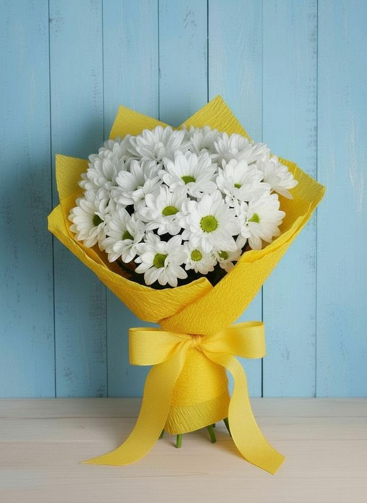 Букет цветов из: Хризантемы в Хоста