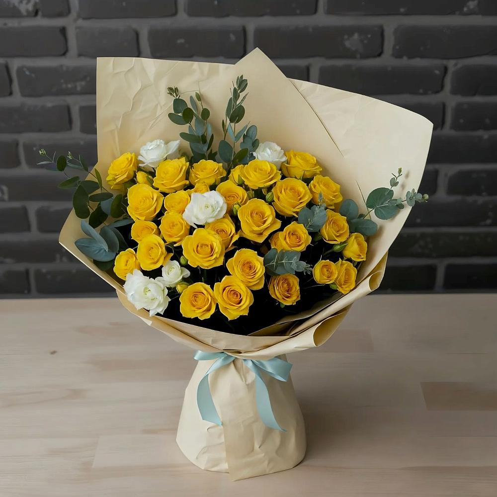 Букет цветов из: Розы в Хоста