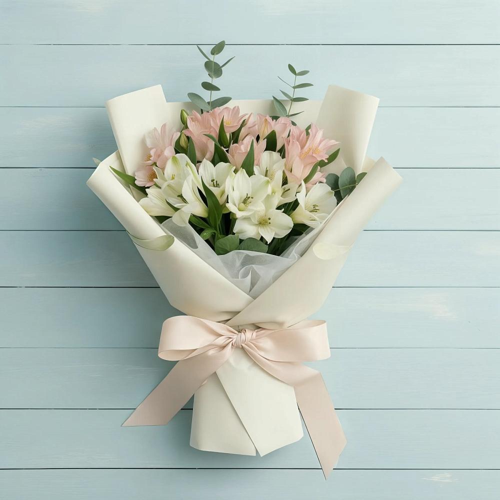 Букет цветов из: Альстромерии в Хоста