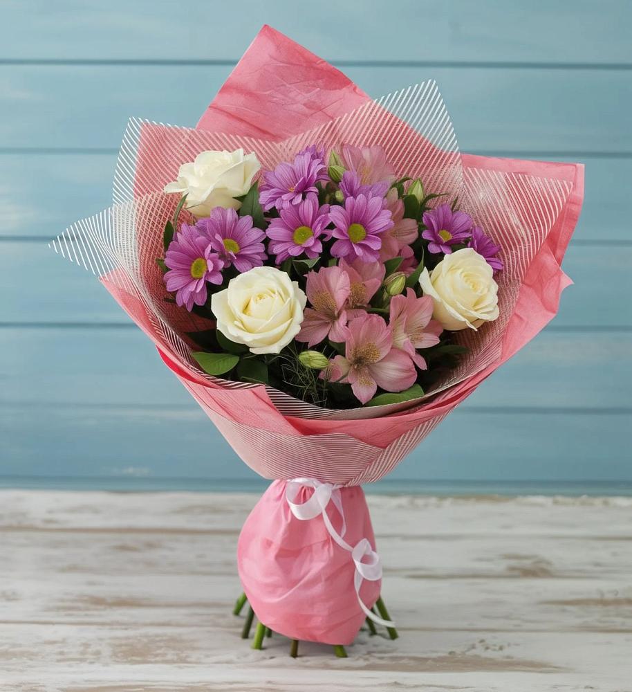 Букет цветов из: Герберы в Хоста